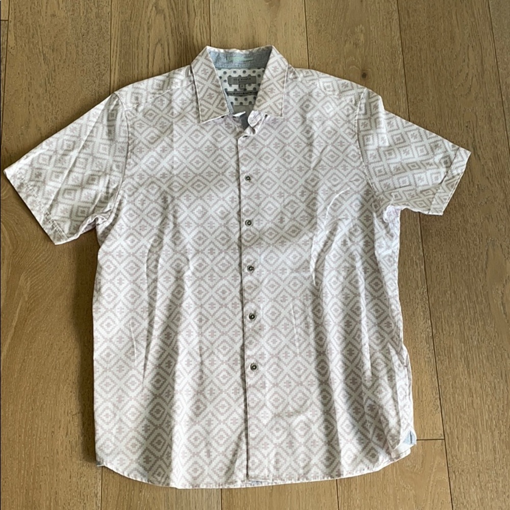 Ted baker button up short sleeve
